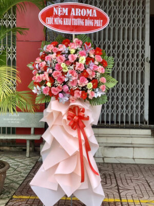 Kệ hoa khai trương - 02