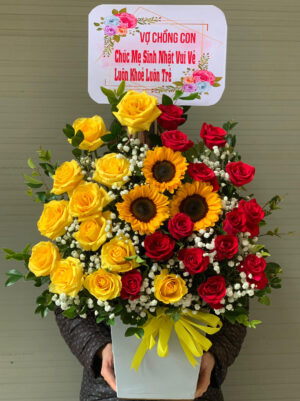 Giỏ hoa sinh nhật - 26